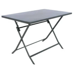 Table Rectangulaire Pliante Greensboro 4p Graphite Hespéride 10 Table Rectangulaire Pliante Greensboro 4p Graphite Hespéride -Demeyere Le mobilier Boutique table rectangulaire greensboro 110x70cm graphite hesperide 4
