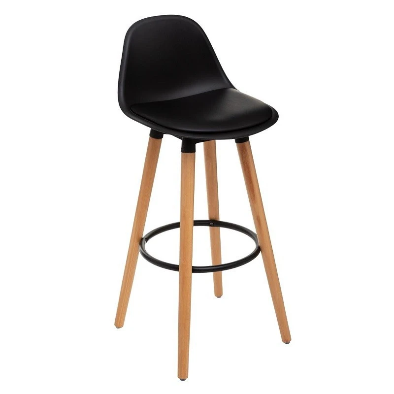 Tabouret Bar Maxon Simili Noir Atmosphera 1 Tabouret Bar Maxon Simili Noir Atmosphera