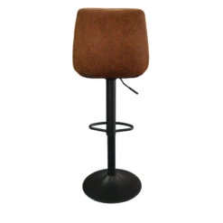 Tabouret De Bar Barcelona PU Cognac -Demeyere Le mobilier Boutique tabouret de bar barcelona pu cognac 2