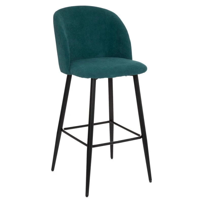 Tabouret De Bar Jade Céleste Pieds Noirs Atmosphera 1 Tabouret De Bar Jade Céleste Pieds Noirs Atmosphera