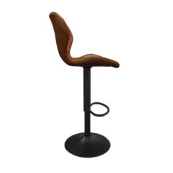 Tabouret De Bar Malaga PU Cognac -Demeyere Le mobilier Boutique tabouret de bar malaga pu cognac 4