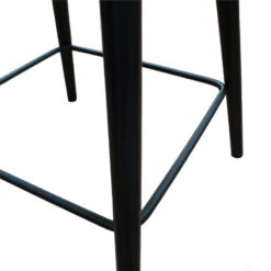 Tabouret De Bar Simili Portland Marron Pieds Métal -Demeyere Le mobilier Boutique tabouret de bar simili portland marron pieds metal 2