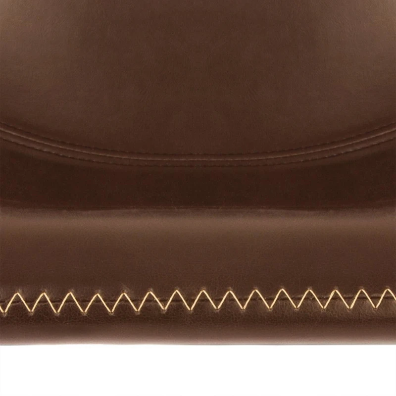 Tabouret De Bar Simili Marron Lois Atmosphera 2 Tabouret De Bar Simili Marron Lois Atmosphera – Image 2