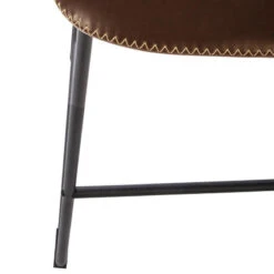 Tabouret De Bar Simili Marron Lois Atmosphera 7 Tabouret De Bar Simili Marron Lois Atmosphera -Demeyere Le mobilier Boutique tabouret de bar smili marron lois atmosphera 3