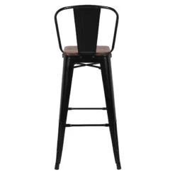 Tabouret De Bar Oscar Orme Antique Et Noir -Demeyere Le mobilier Boutique tabouret de bar victoria orme antique et noir 3