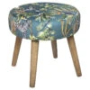 Tabouret Motifs Jungle H40 Sango Atmosphera