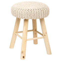 Tabouret Suzette Beige Atmosphera