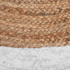 Tapis En Jute Bord Blanc D120 Atmosphera -Demeyere Le mobilier Boutique tapis en jute bord blanc d120 atmosphera 2