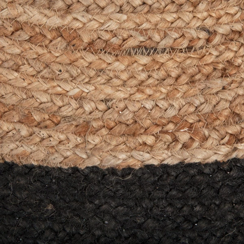 Tapis En Jute Bord Noir D120 Atmosphera 3 Tapis En Jute Bord Noir D120 Atmosphera – Image 3