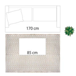 Tapis En Jute Et Coton 120x170cm Atmosphera -Demeyere Le mobilier Boutique tapis en jute et coton 120x170cm atmosphera 4