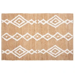 Tapis En Jute Tuft 170x120cm Atmosphera