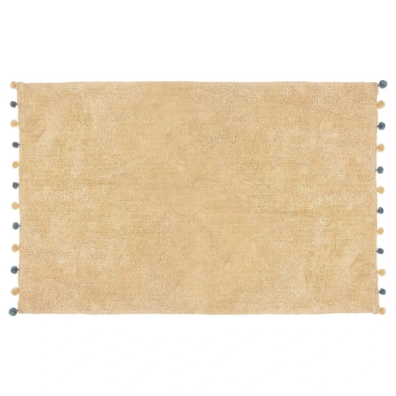 Tapis Enfant 100x150 Beige à Pompons Atmosphera 1 Tapis Enfant 100x150 Beige à Pompons Atmosphera