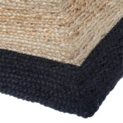 Tapis Jute Naturel Bord Noir 120x170 Atmosphera -Demeyere Le mobilier Boutique tapis jute naturel bord noir 120x170 atmosphera 3