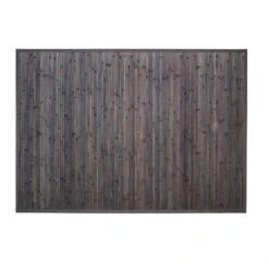 Tapis Latte Bambou 120x170cm Gris Foncé Atmosphera