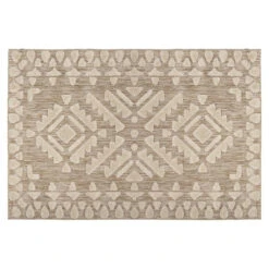 Tapis Rectangulaire Motifs Relief Hanae 150x230 Atmosphera