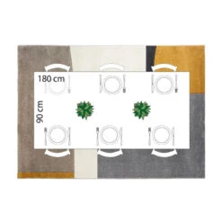 Tapis Rectangulaire Relief Abstrait 160x230 Atmosphera -Demeyere Le mobilier Boutique tapis rectangulaire relief abstrait 160x230 atmosphera 3