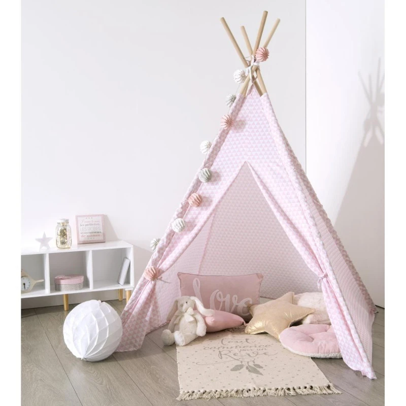 ATMOSPHERA Tipi Pour Enfant Coloris Rose 1 ATMOSPHERA Tipi Pour Enfant Coloris Rose