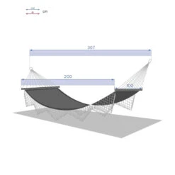 Toile Hamac Rialto Curry 2 M Hespéride 5 Toile Hamac Rialto Curry 2 M Hespéride -Demeyere Le mobilier Boutique toile hamac rialto curry 2 hesperide 2