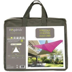 Toile Solaire 2x2x2m Curacao Gris Hespéride 6 Toile Solaire 2x2x2m Curacao Gris Hespéride -Demeyere Le mobilier Boutique toile solaire 2x2x2m luxe hesperide curacao gri 2