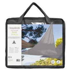 Toile Solaire 3x3x3m Shae Ardoise Hespéride -Demeyere Le mobilier Boutique toile solaire 3x3x3 shae ardoise hesperide 2