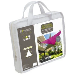 Toile Solaire 3x3x3m Curacao Blanc Hespéride -Demeyere Le mobilier Boutique toile solaire 3x3x3m luxe hesperide curacao blanc 4