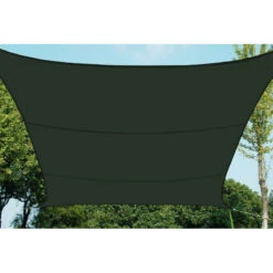 Toile Solaire 3x4m Curacao Gris Hespéride -Demeyere Le mobilier Boutique toile solaire 3x4m luxe hesperide curacao gris 2