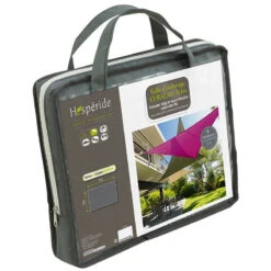 Toile Solaire 3x4m Curacao Gris Hespéride -Demeyere Le mobilier Boutique toile solaire 3x4m luxe hesperide curacao gris 3