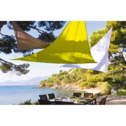 Toile Solaire 4x4x4m Neka Anori Gris -Demeyere Le mobilier Boutique toile solaire 4x4x4m hesperide anori gris 2