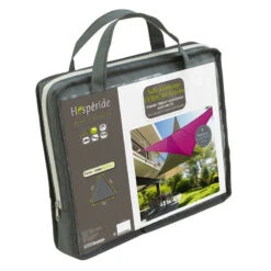 Toile Solaire 4x4x4m Curacao Gris Hespéride 9 Toile Solaire 4x4x4m Curacao Gris Hespéride -Demeyere Le mobilier Boutique toile solaire 4x4x4m luxe hesperide curacao gris 3