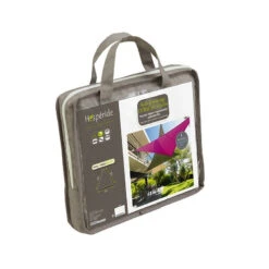 Toile Solaire 5x5x5m Curacao Taupe Hespéride -Demeyere Le mobilier Boutique toile solaire 5x5x5m luxe hesperide curacao taupe 3