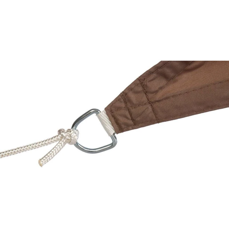 Toile Solaire 3x2m Curacao Taupe Hespéride 2 Toile Solaire 3x2m Curacao Taupe Hespéride – Image 2