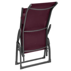 Transat 2 Positions Bordeaux / Graphite Decima Hespéride -Demeyere Le mobilier Boutique transat 2 positions bordeaux graphite decima hesperide 3