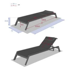 Transat Allure Hespéride Spéculoos/praline 9 Transat Allure Hespéride Spéculoos/praline -Demeyere Le mobilier Boutique transat allure hesperide speculoos praline graphite 3