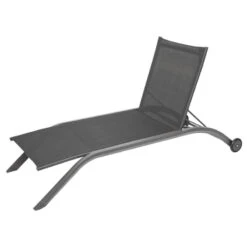 Transat Milenio Anthracite Et Graphite Hespéride -Demeyere Le mobilier Boutique transat milenio anthracite graphite hesperide 2