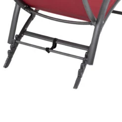 Transat Samba Pliable Grenade/graphite Hespéride -Demeyere Le mobilier Boutique transat samba pliable grenadegraphite hesperide 4