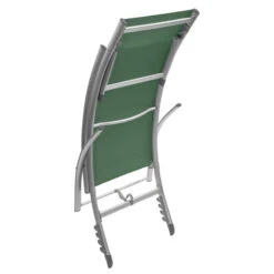 Transat Samba Pliable Et Empilable Vert Olive Hespéride -Demeyere Le mobilier Boutique transat samba vert olive hesperide 1 8
