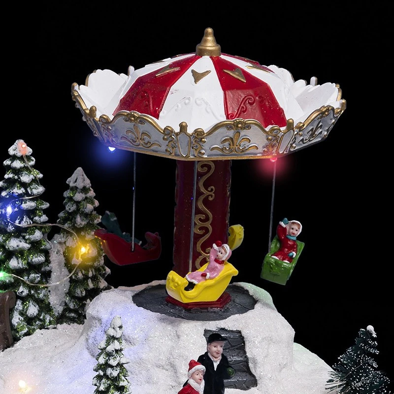 Village De Noël Parc D'attractions Lumineux Et Animé 2 Village De Noël Parc D'attractions Lumineux Et Animé – Image 2