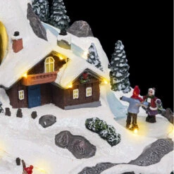 Village De Noël Vacances à La Montagne Animé Et Lumineux -Demeyere Le mobilier Boutique village de noel vacances a la montagne anime et lumineux 2