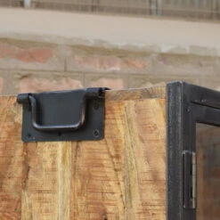 Vitrine 2 Portes 4 Niveaux Manguier -Demeyere Le mobilier Boutique vitrine 2 portes 4 niveaux manguier 3