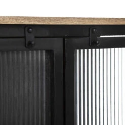 Vitrine 2 Portes Métal Et Verre Tibo Atmosphera -Demeyere Le mobilier Boutique vitrine 2 portes metal et verre tibo atmosphera 4