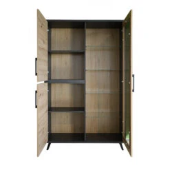 Vitrine 3 Portes Avec LED Wiva -Demeyere Le mobilier Boutique vitrine 3 portes avec led wiva 2